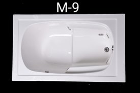 Banheira Retangular M9 em Gel Coat Padrão