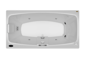 Banheira Retangular Mysia G2 Young em Acrílico