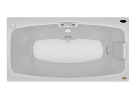 Banheira Retangular Mysia G1 Young em Acrílico