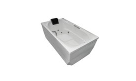 Banheira Retangular Napoli Premium em Gel Coat