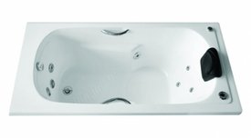 Banheira Retangular Papoula Padrão em Gel Coat*