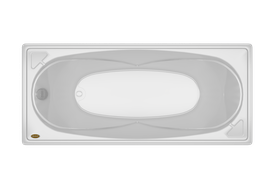 Banheira Retangular Serenity Young em Acrílico