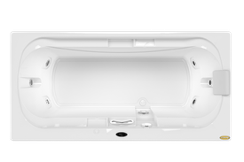 Banheira Retangular Spazia 75 Young em Acrílico