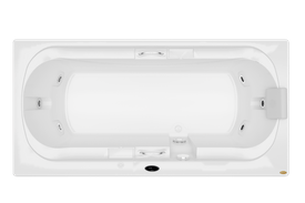 Banheira Retangular Spazia 90 Young em Acrílico