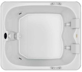 Banheira Retangular Cetra Young Dupla em Acrílico