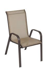 Cadeira em Alumínio Empilhável Summer Tela Marrom