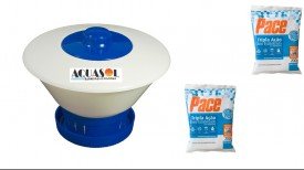 Clorador Flutuante + 2 Cloro em Tablete Tripla Ação