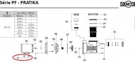 Base do Motor com Engate para Piscinas Dancor PF-17