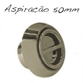 Dispositivo de Aspiração em Inox para Piscina de Concreto Encaixe 50mm