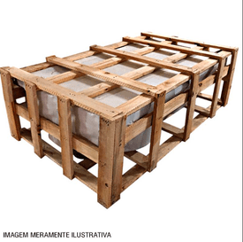 Embalagem de Madeira para Banheira e Spa