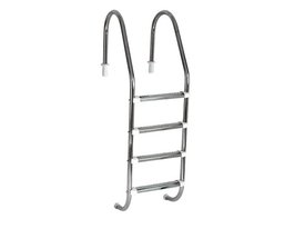 Escada Aço Inox com 4 Degraus Inox Anatômico para Piscinas