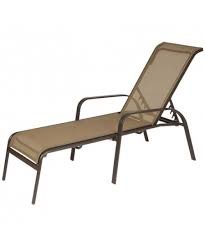 Espreguiçadeira Empilhável em Alumínio Summer Marrom