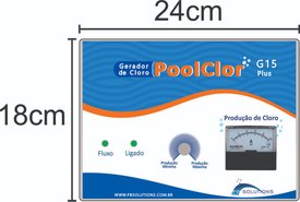 Gerador De Cloro PB40 Para Piscina De Até 40 Mil Litros Autolimpante