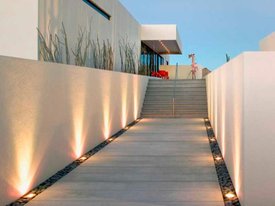 Iluminação de Chão Balizador