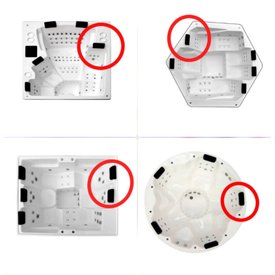 Kit 5 travesseiros para SPA da Mondialle