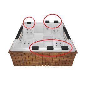 Kit 6 travesseiros para SPA da Mondialle