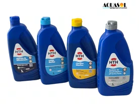 Kit Completo de Produtos para Limpeza de Piscinas HTH (kit007) *