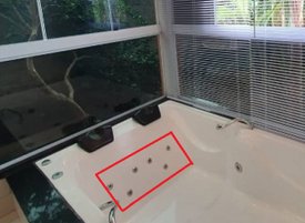 Kit de 06 Mini Jatos com Troca de Potência do Motor Ideal para Banheiras Aqualax