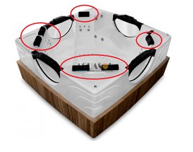 Kit 7 Travesseiros SPA Evolution 2.33 e Veneza 3.0 e Cassino Mondialle