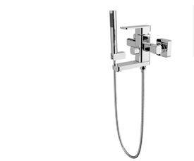 Monocomando de Parede Purus com Ducha Manual para banheiras Immersi*