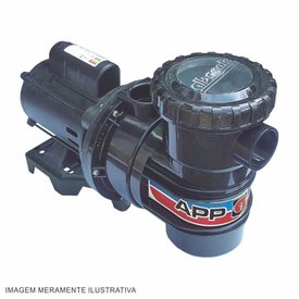 Motobomba para Piscinas 3/4 Cv Aberto IP 21 Albacete APP-3 Monofásica/Bifásica
