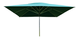 Ombrelone Laguna Quadrado 4 metros Com Pé e Base Central