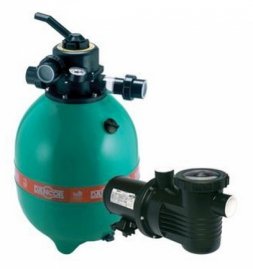 Filtro para Piscina 24 até 48 Mil Litros Dancor DFR-15C e Bomba 1/3cv