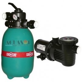 Filtro para Piscina 16 até 32 Mil Litros Dancor DRF 12 e Bomba 1/3cv