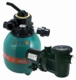 Filtro para Piscina 42 Mil até 84 Mil Litros Dancor DFR-19C e Bomba 1/2cv