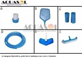 Kit Equipamento para Piscina 3,00 x 6,00 x 1,40