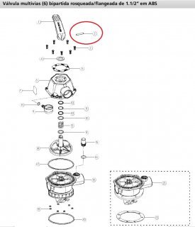 Pino da Alavanca do Filtro Nautilus