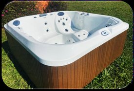 Spa Quadrado J220L 60HZ Jacuzzi em Acrílico Com Cobertura Térmica