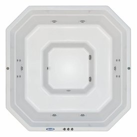 Spa Quadrado Marbella C5 Linha INNOVA em Gel Coat 220V Bifásico