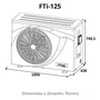 Aquecedor Bomba de Calor Piscinas FTi 125 Inverter Fromtherm
