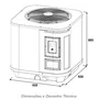 Aquecedor Bomba Trocador de Calor para Piscina FT-160 FROMTHERM