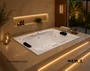 Banheira de Hidromassagem Retangular Avola em Gel Coat - Aquasol *