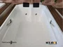 Banheira de Hidromassagem Retangular Dupla Ascoli em Gel Coat - Aquasol