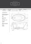 Banheira Oval de Imersão Rosália Freestanding em Luxecast® Solid Surface