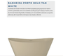 Banheira de Imersão Porto Belo Dupla em Acrílico Coloridas*