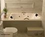 Banheira Dupla de Hidromassagem Gardênia Slim Plus em Acrílico *
