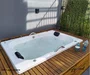 Banheira Dupla de Hidromassagem Gardênia Slim Plus em Acrílico *