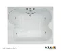 Banheira Dupla de Hidromassagem Marbella 7000 Master em Gel Coat