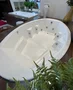 Banheira Hidro Oval Pérola 2,10x1,30 Gel Coat - Entrega Imediata