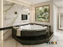 Banheira Hidromassagem de Canto Serena Master em Gel Coat