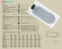 Banheira Retangular Individual Ascoli em Gel Coat