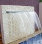 Cascata de Embutir em Fibra de Vidro Com Bico de Inóx e Iluminação de Led