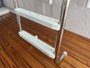 Escada Aço Inox com 2 Degraus ABS Anatômico para Piscinas