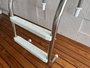 Escada Aço Inox com 2 Degraus ABS Anatômico para Piscinas