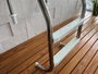 Escada Aço Inox com 2 Degraus ABS Anatômico para Piscinas
