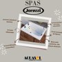 Mini Spa Terrace Jacuzzi em Acrílico Com Cobertura Térmica